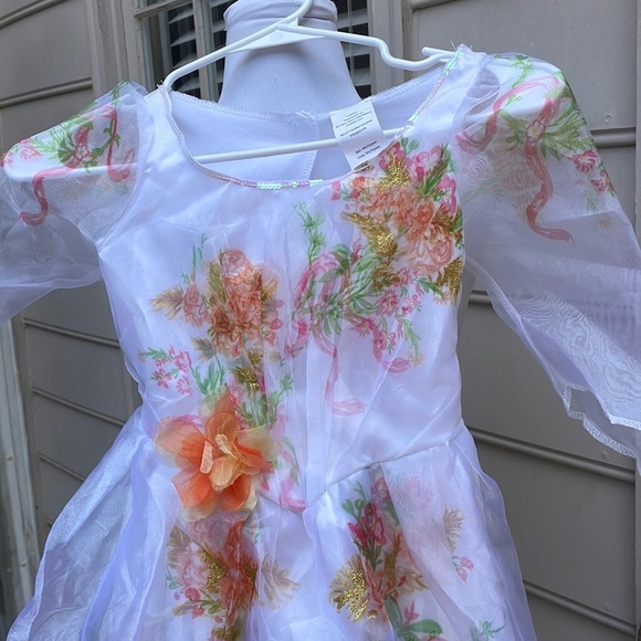 😍Disney Belle Beauty & The Beast Floral Celebration Dress Up Costume siz… - Picture 6 of 13